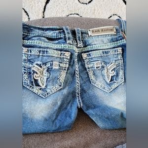 Women's Rock Revival Straight leg jeans Sz 29 med-low rise